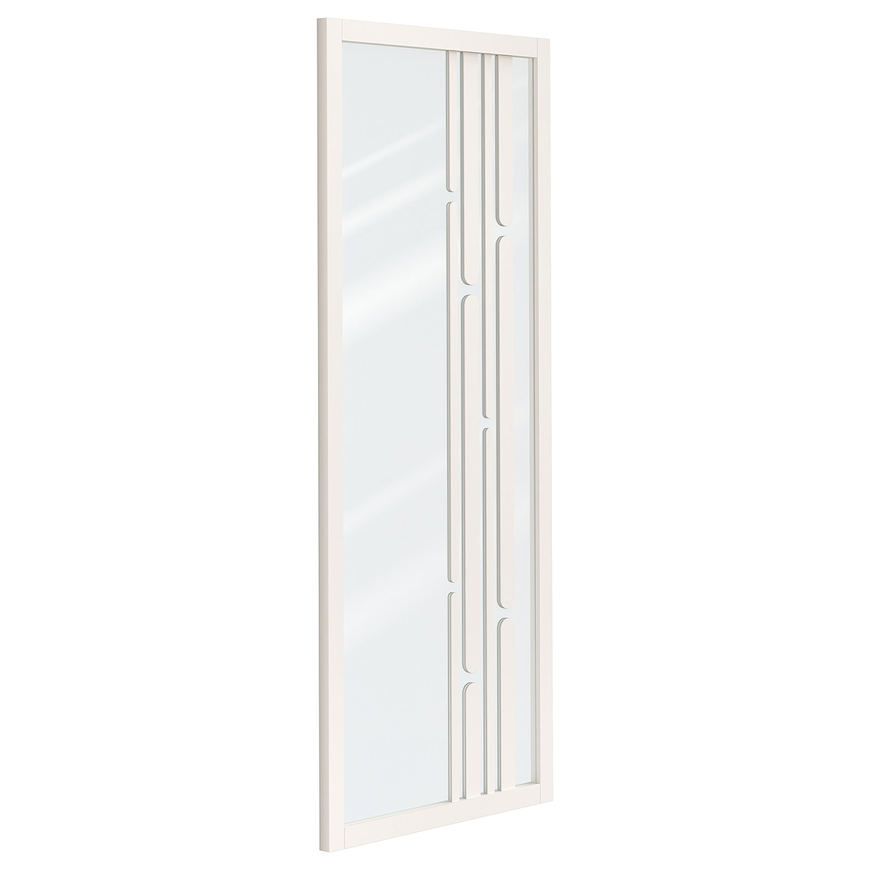Binnendeur Skantrae SSL 14624 Blank Glas Wit Gelakt